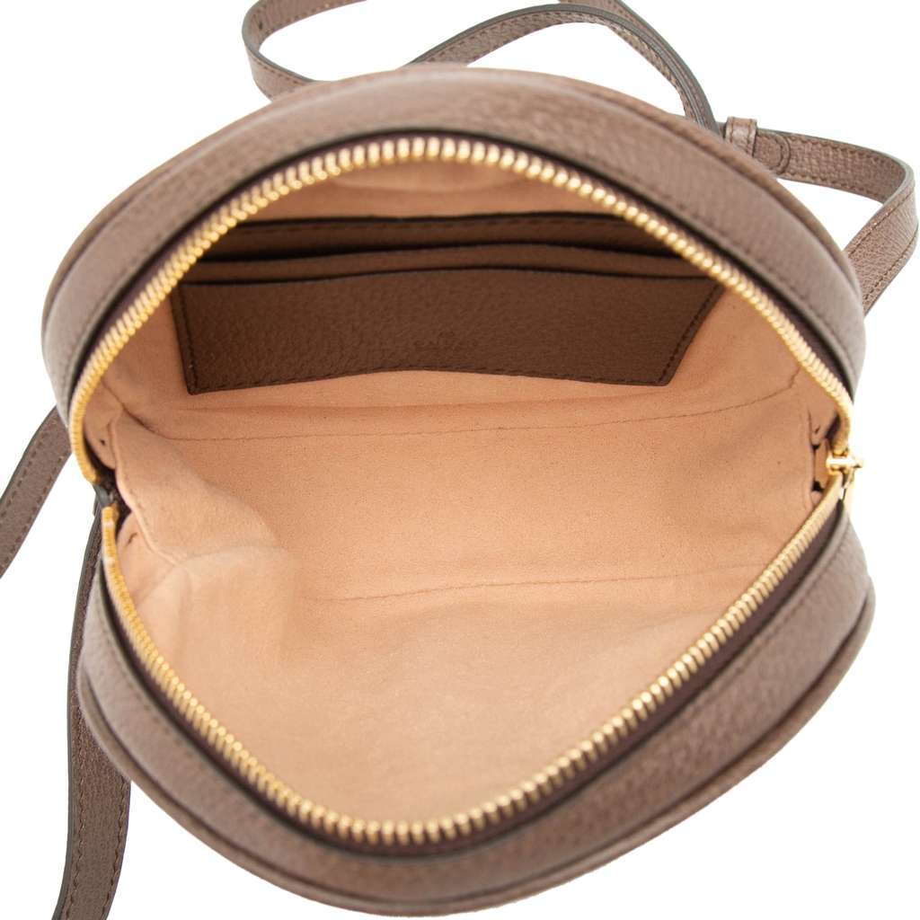 Gucci Mini GG Supreme Web Ophidia Round Backpack Beige Canvas Very good condition - Model View