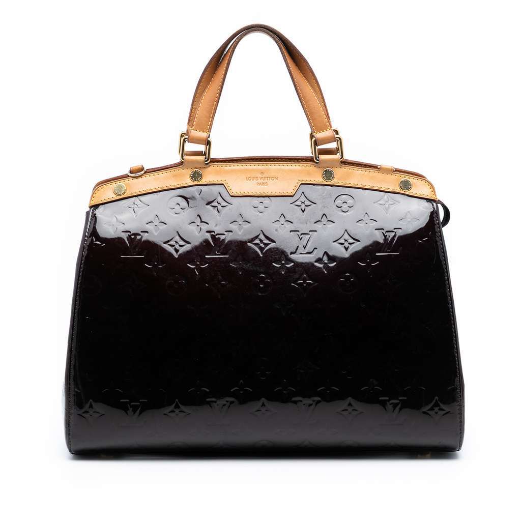 Louis Vuitton Monogram Vernis Brea GM Purple Leather Very good condition - Front View