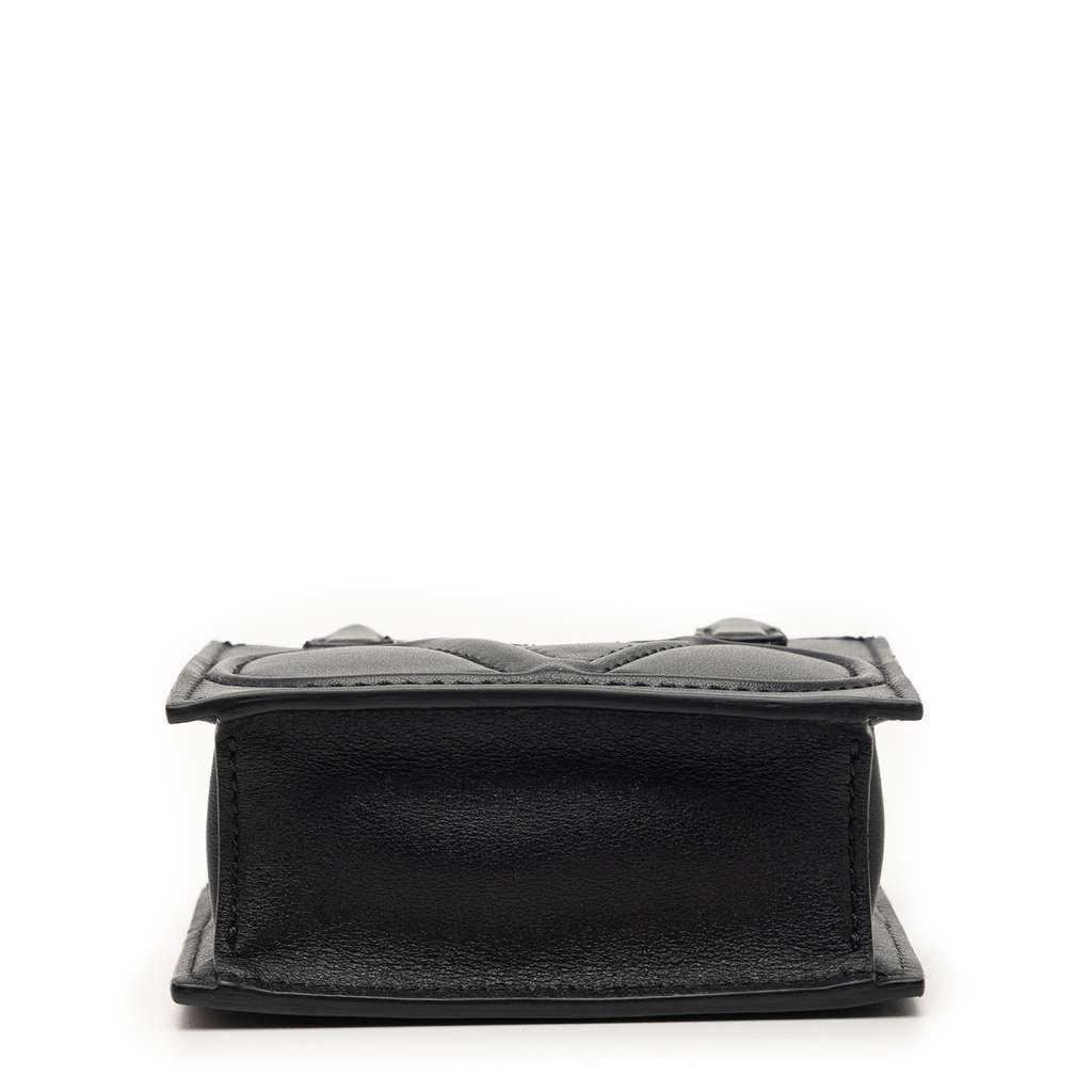 Valentino Mini Leather VLogo Walk Tote Black Leather Very good - Inside View