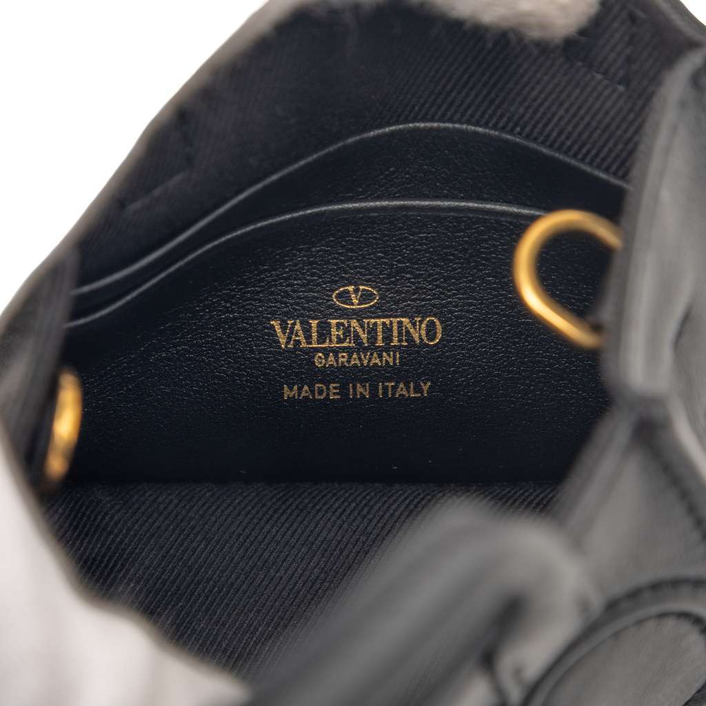 Valentino Mini Leather VLogo Walk Tote Black Leather Very good - Box View