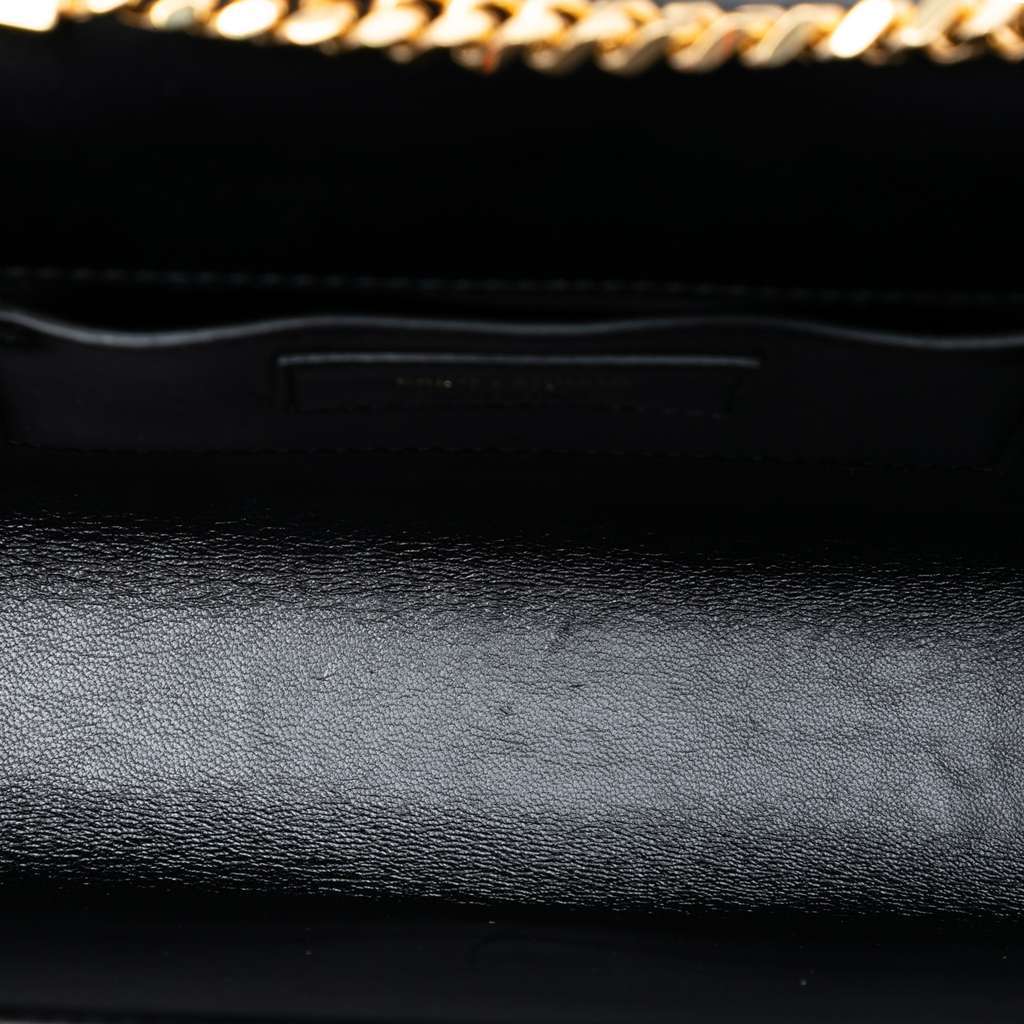 Saint Laurent Medium Suede Monogram Kate Tassel Crossbody Black Leather Very good - Model View