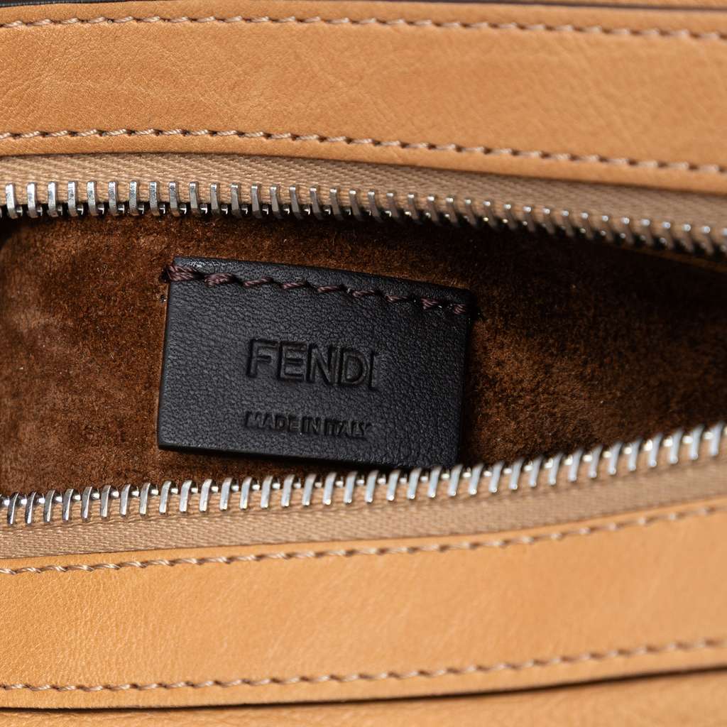 Fendi Mini Calfskin Simply Shoulder Bag Brown Leather Very good - Box View