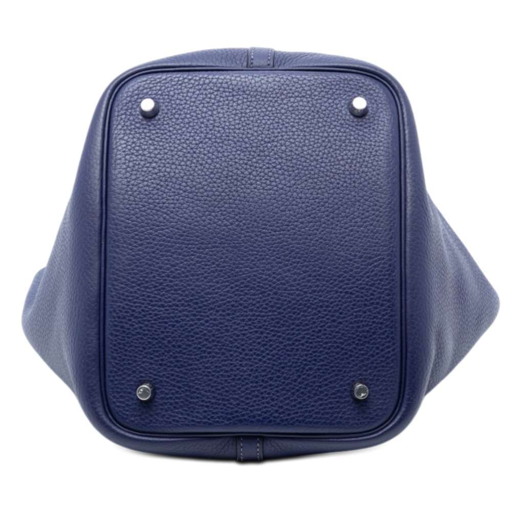 Hermès Clemence Picotin Lock 22 Blue Leather Very good - Inside View