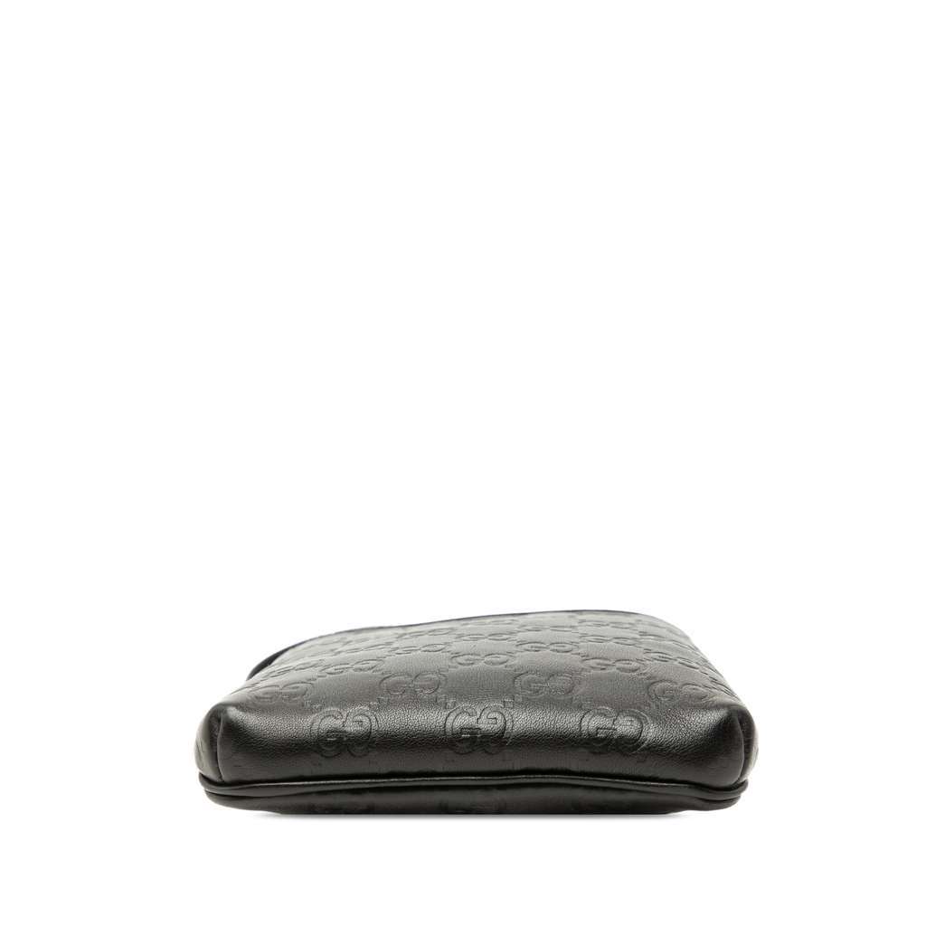 Gucci Guccissima Crossbody Black Leather Very good - Inside View