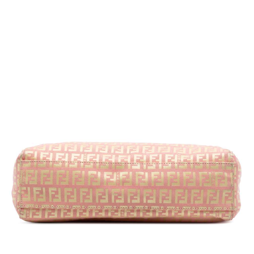 Fendi Zucchino Canvas Tote Pink Canvas Very good - Inside View