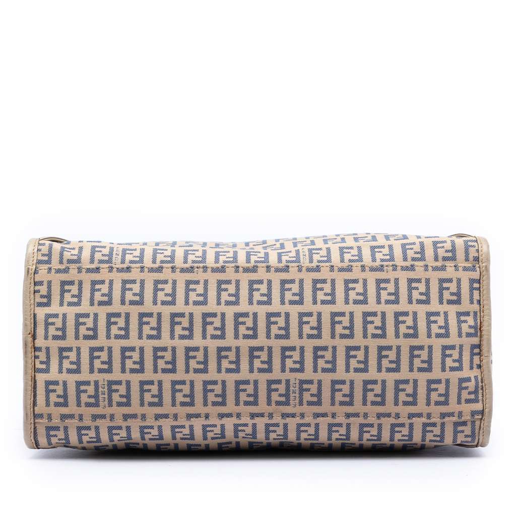 Fendi Zucchino Canvas Tote Beige Canvas Very good - Inside View