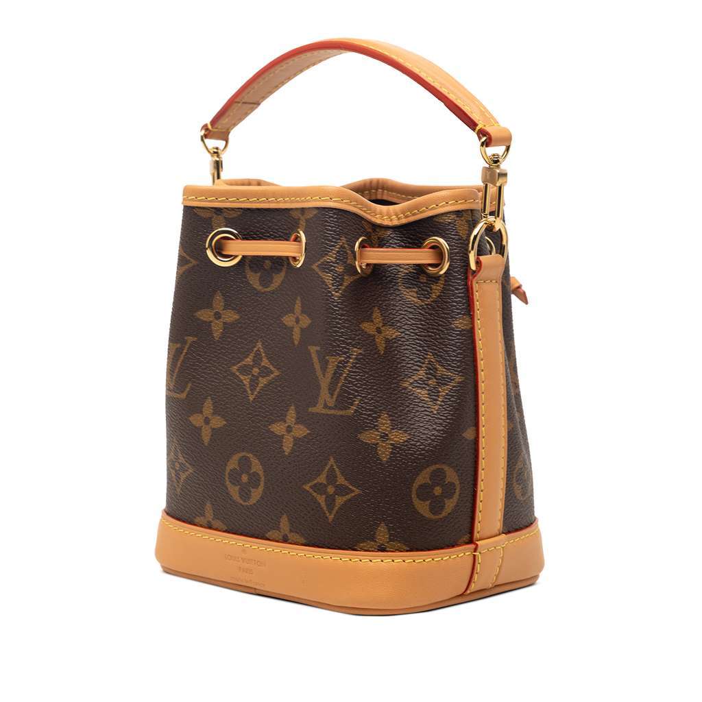 Louis Vuitton Monogram Nano Noe Brown Very good condition - Back View