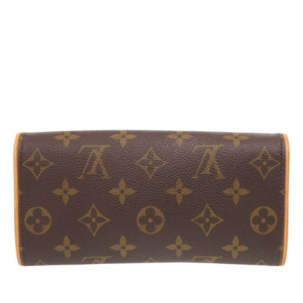 Louis Vuitton Monogram Pochette Twin PM Brown Very good condition - Back View