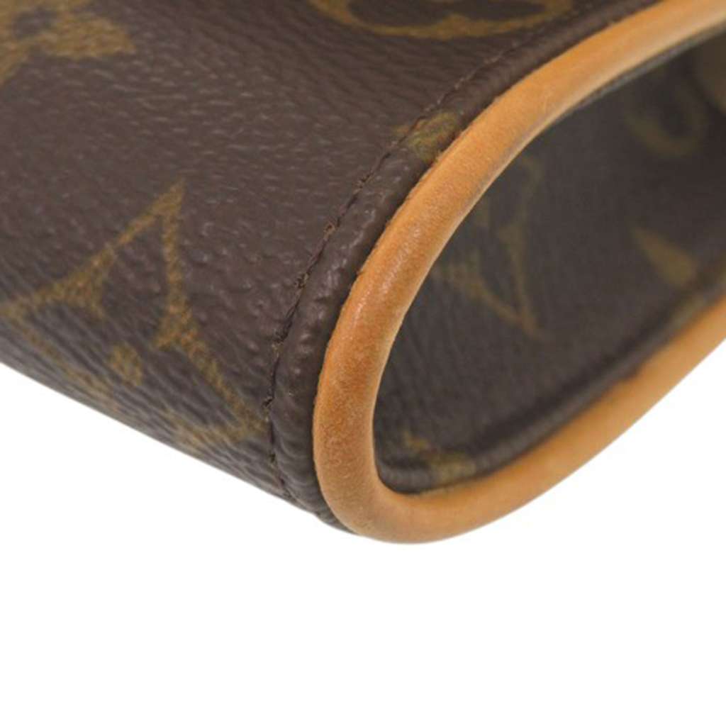 Louis Vuitton Monogram Pochette Twin PM Brown Very good condition - Box View