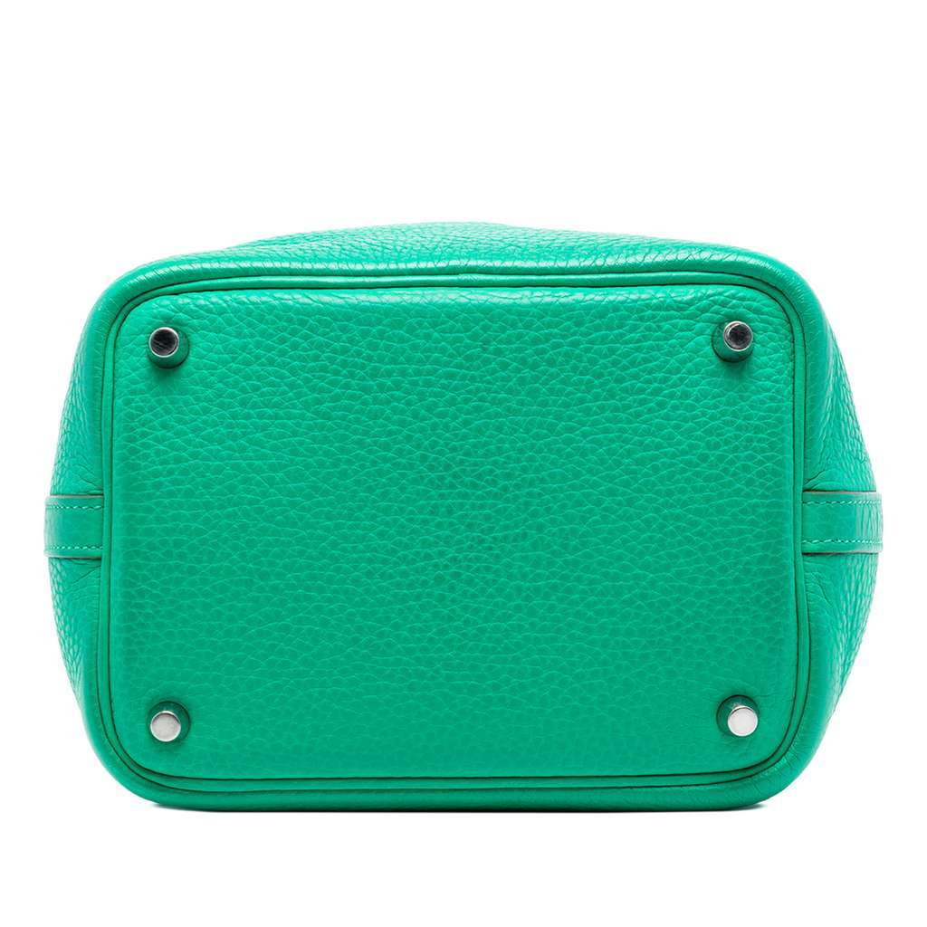 Hermès Clemence Picotin Lock 18 Green Leather Very good - Inside View