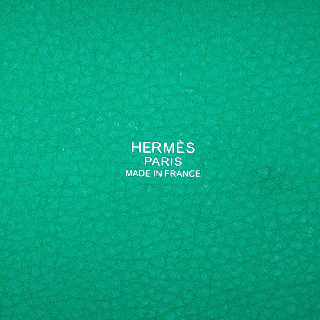 Hermès Clemence Picotin Lock 18 Green Leather Very good - Box View