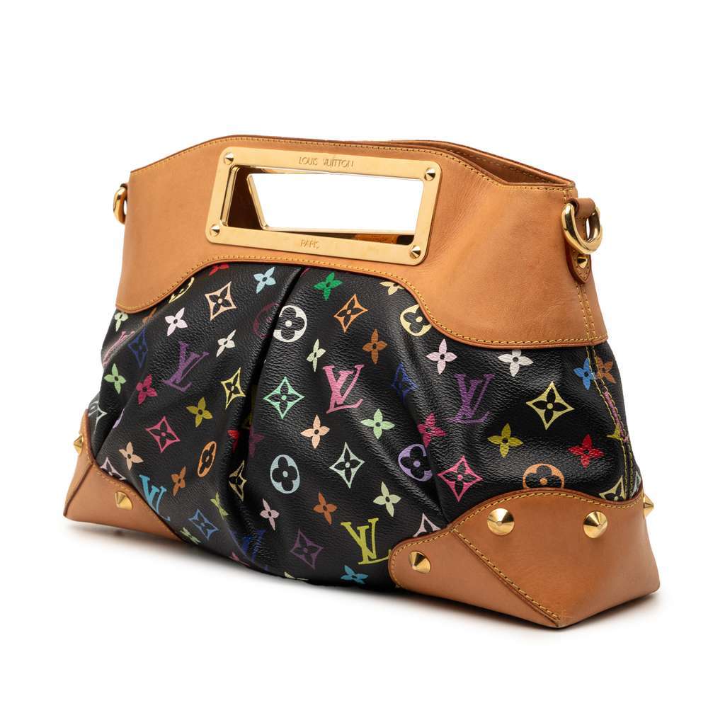 Louis Vuitton Monogram Multicolore Judy MM Black Very good - Back View
