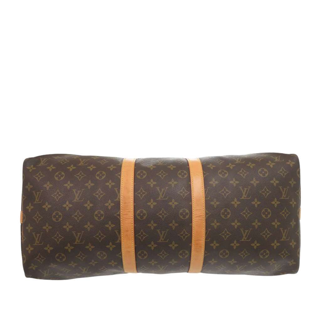 Louis Vuitton Monogram Keepall Bandouliere 55 Brown Very good - Inside View