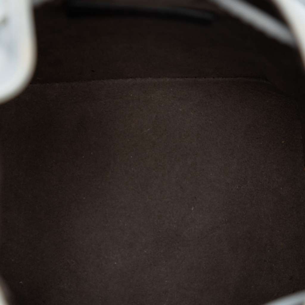 Fendi Mini Leather Pearl Mon Tresor Bucket Bag Grey Leather Very good - Model View