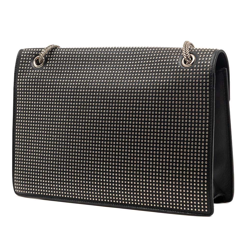 Saint Laurent Medium Studded Leather Betty Shoulder Bag Black Leather Very good - Back View