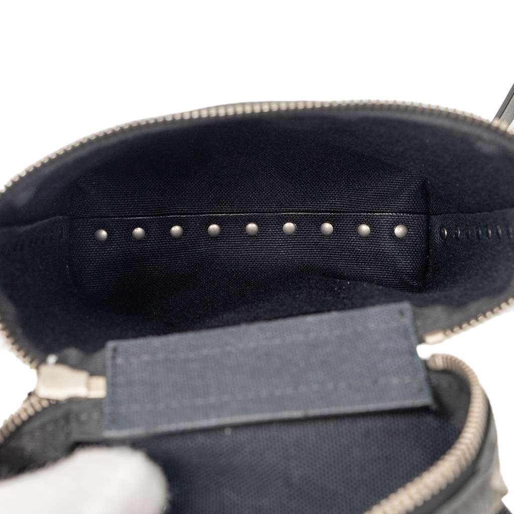 Valentino Grainy Calfskin Rockstud Convertible Sling Bag Black Leather Very good - Model View