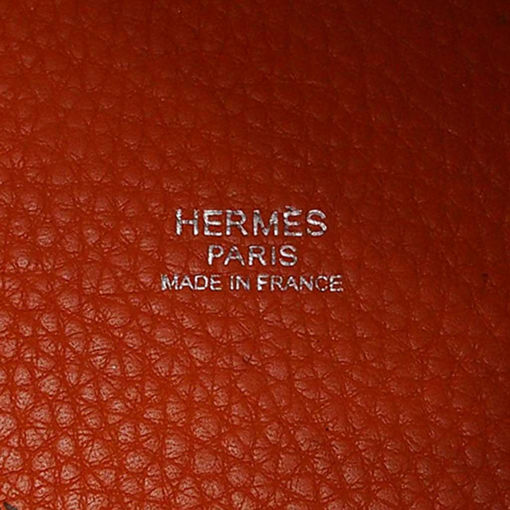 Hermès Clemence Picotin Lock 18 Orange Leather Very good - Box View