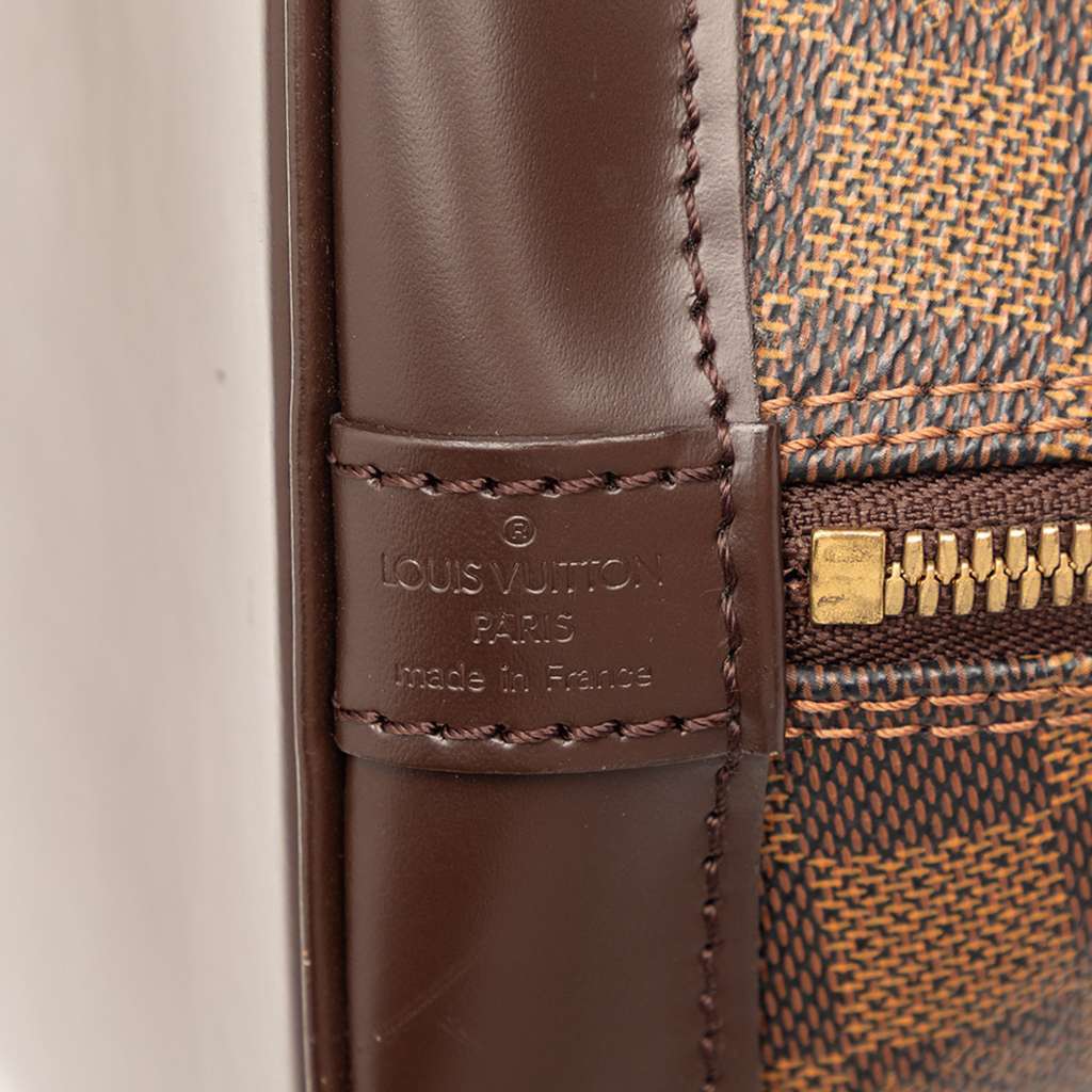 Louis Vuitton Damier Ebene Alma PM Brown Very good - Box View