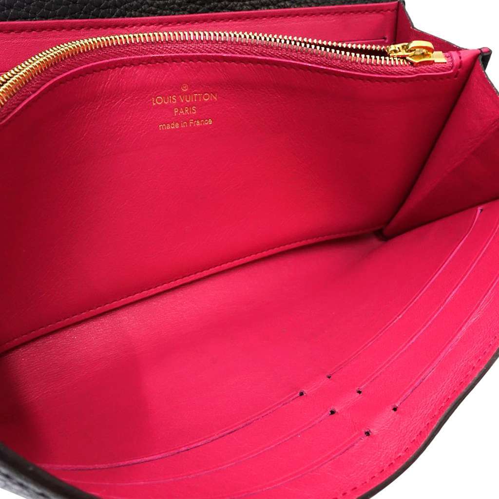 Louis Vuitton Taurillon Capucines Long Wallet Black Leather Very good - Model View
