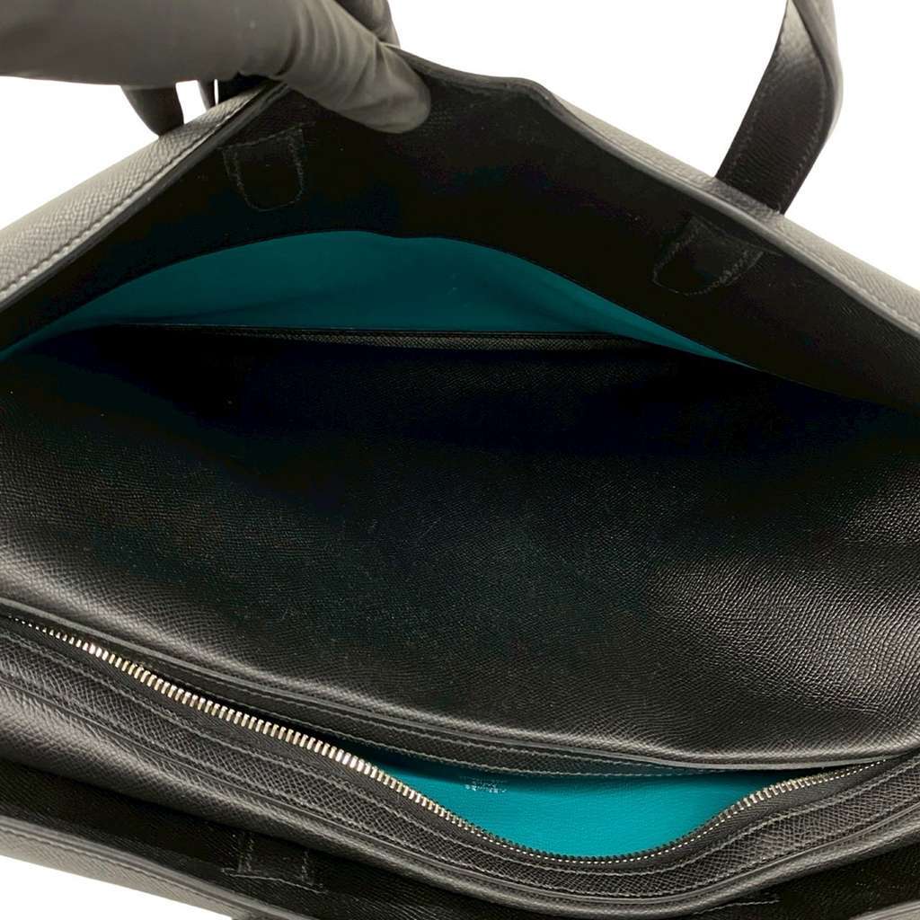 Hermès Epsom Cityhall Briefcase 38 Black Leather Very good condition - Model View
