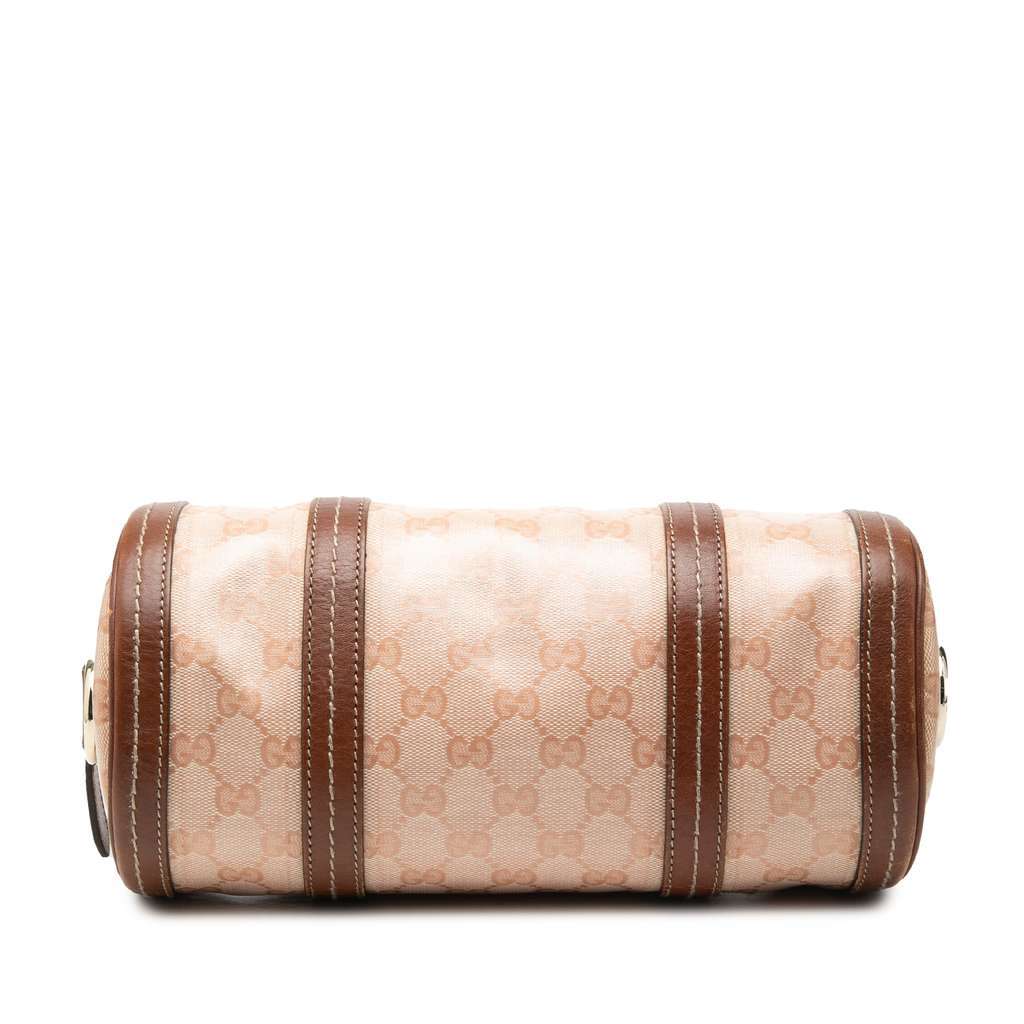 Gucci Small GG Crystal Duchessa Boston Bag Pink Canvas Very good condition - Inside View