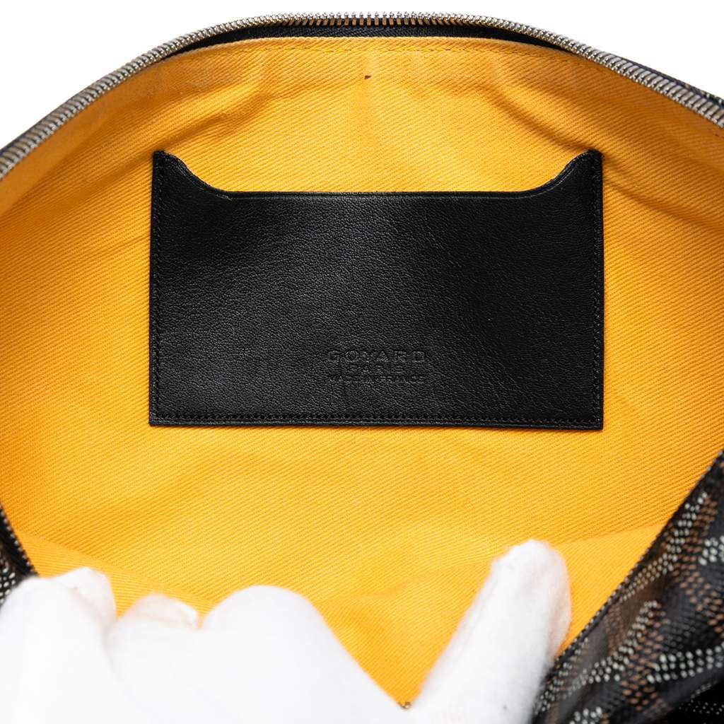 Goyard Goyardine Senat MM Black Canvas Very good condition - Box View