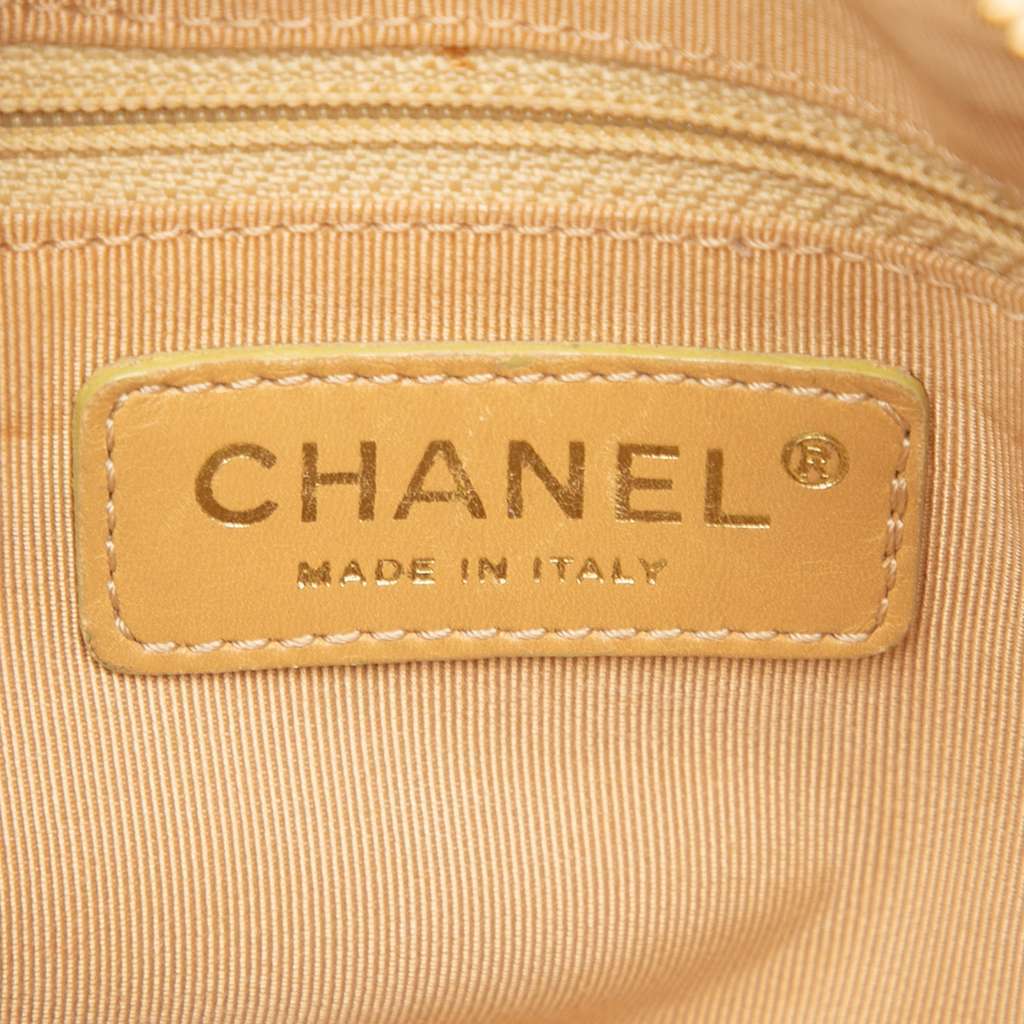 Chanel Petite Caviar Timeless Tote Brown Leather Very good - Box View