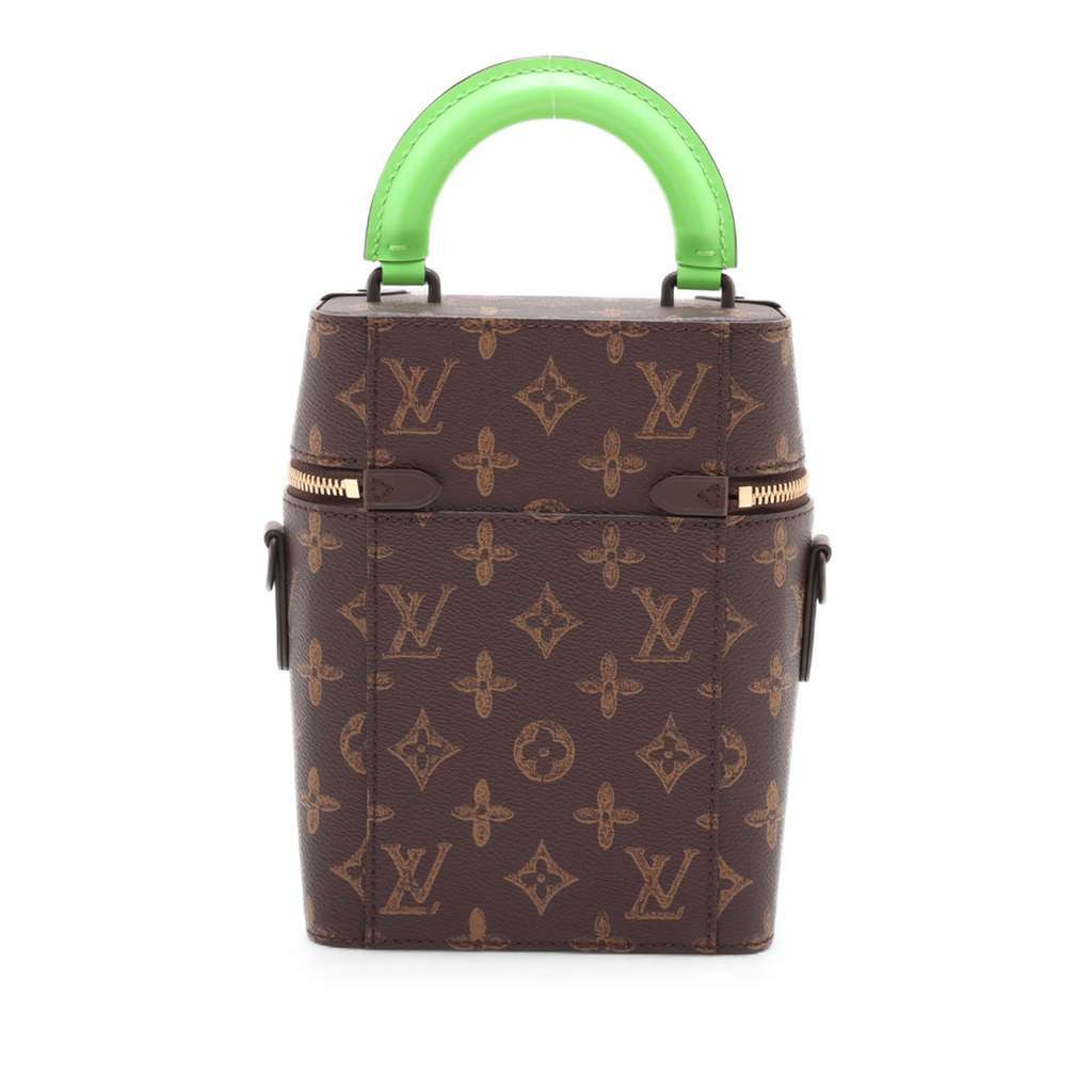 Louis Vuitton Monogram No7 Vertical Box Trunk Brown Very good - Back View