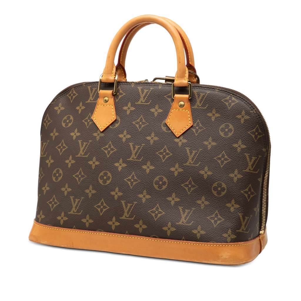 Louis Vuitton Monogram Alma PM Brown Very good - Back View