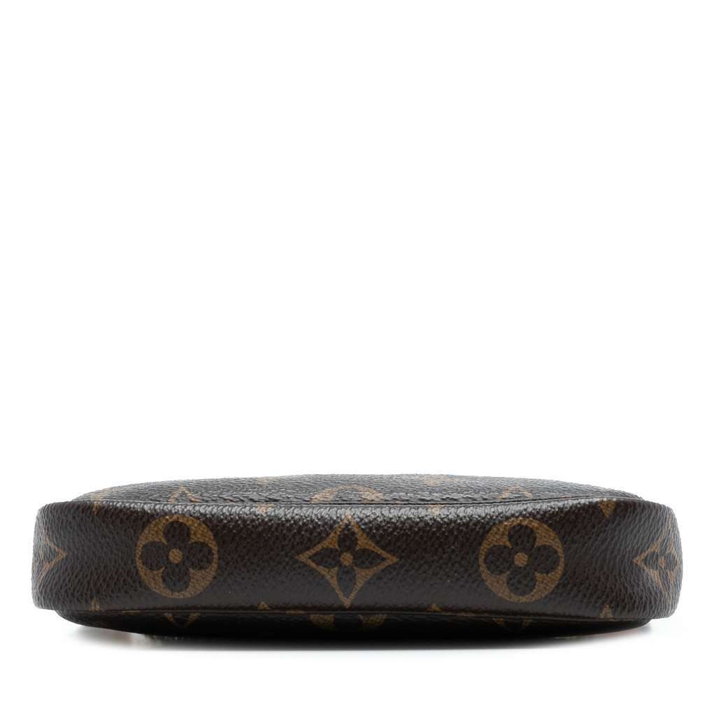 Louis Vuitton Monogram Mini Pochette Accessoires Brown Very good condition - Inside View