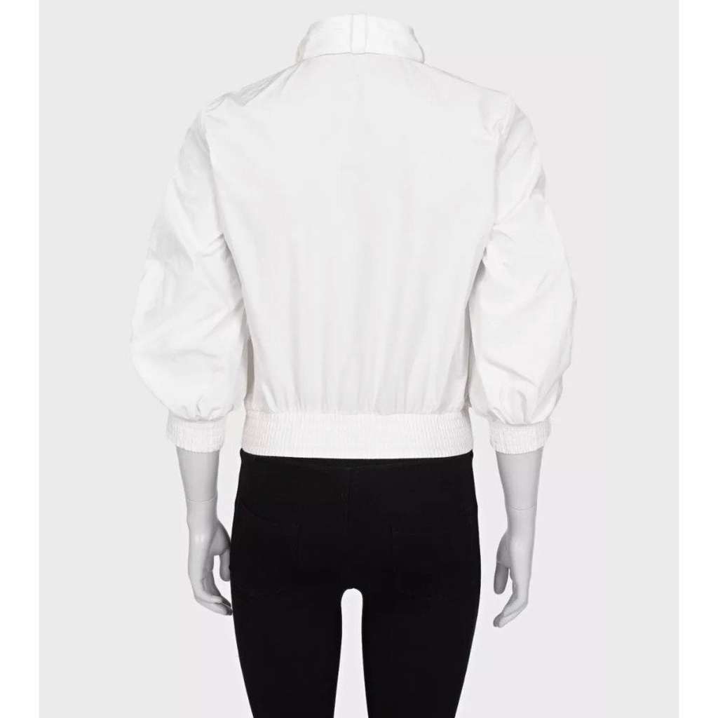 Roberto Cavalli Ruffled Jacket White Cotton Very good condition - Inside View