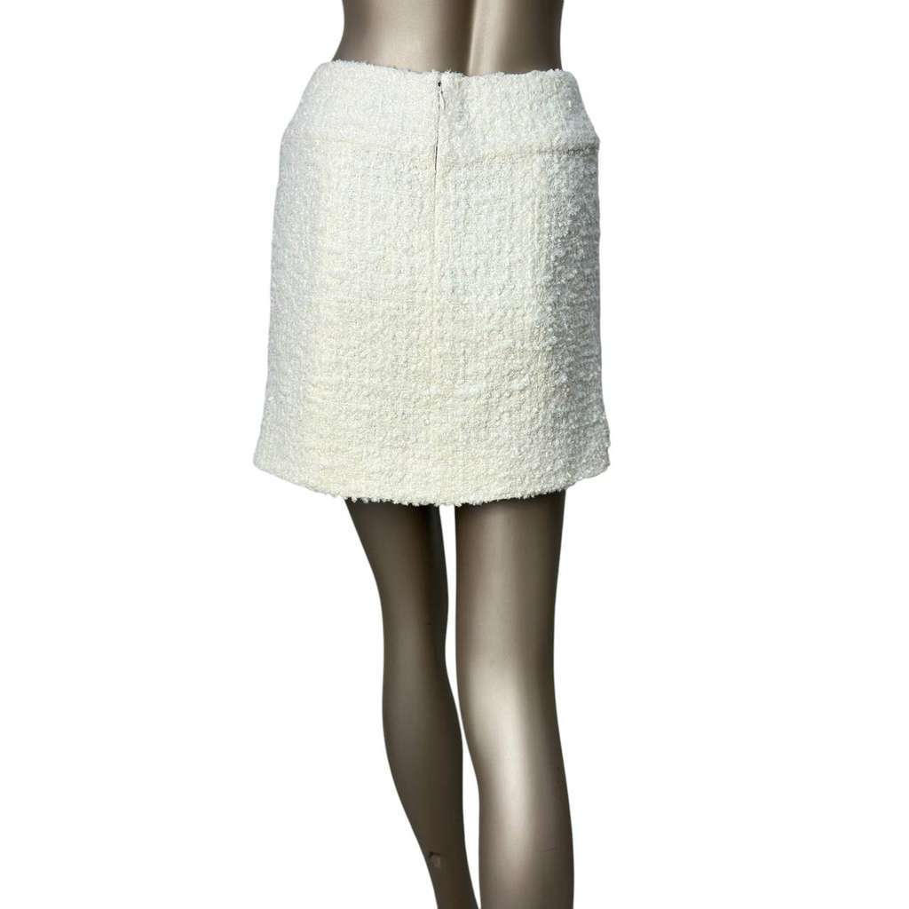 Chanel Mini Skirt Black Tweed Very good condition - Inside View
