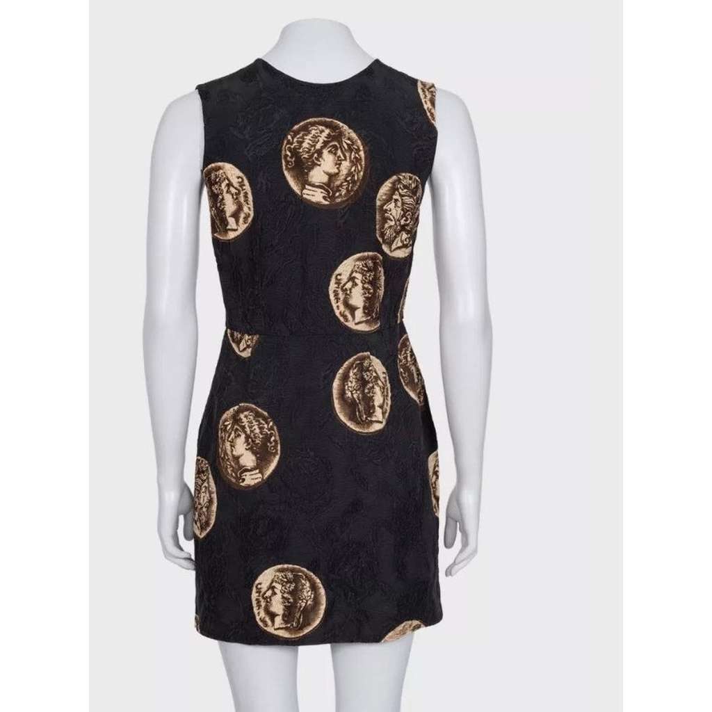 Dolce & Gabbana SS14 Fitted Dress Black Cotton Very good condition - Inside View