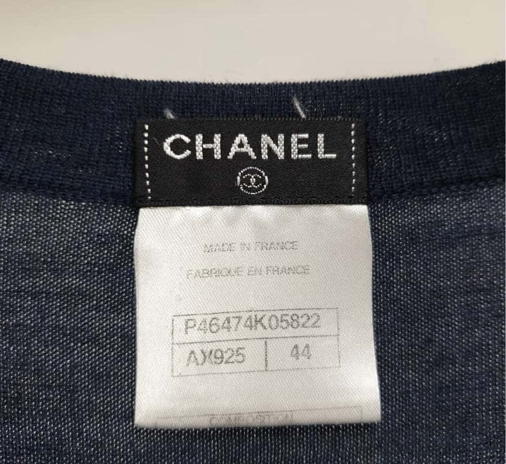 Chanel 2013 Paris Edinburgh Tunic Dress Black Cotton Very good condition - Inside View