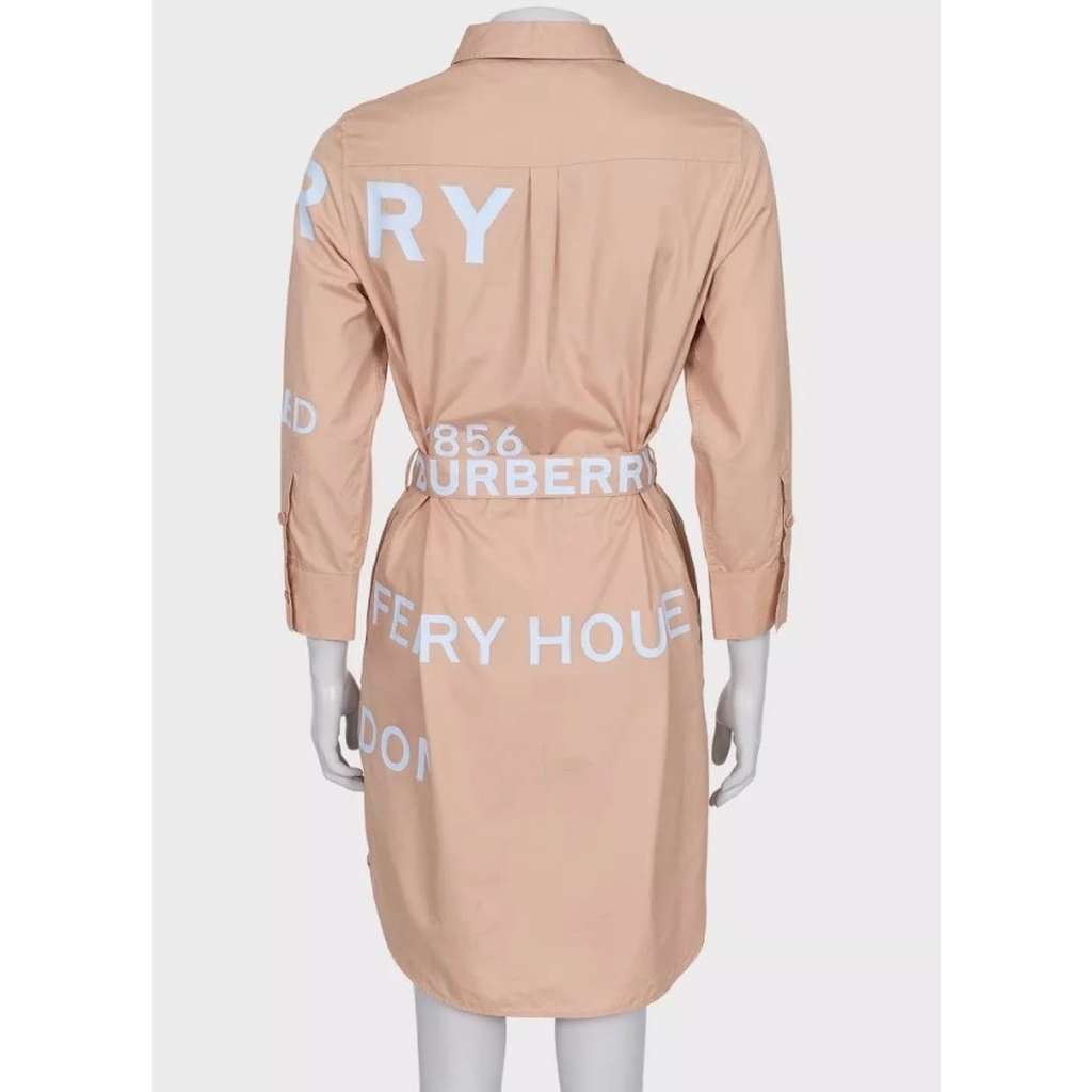 Burberry Shirt Dress Brown Cotton Very good condition - Inside View