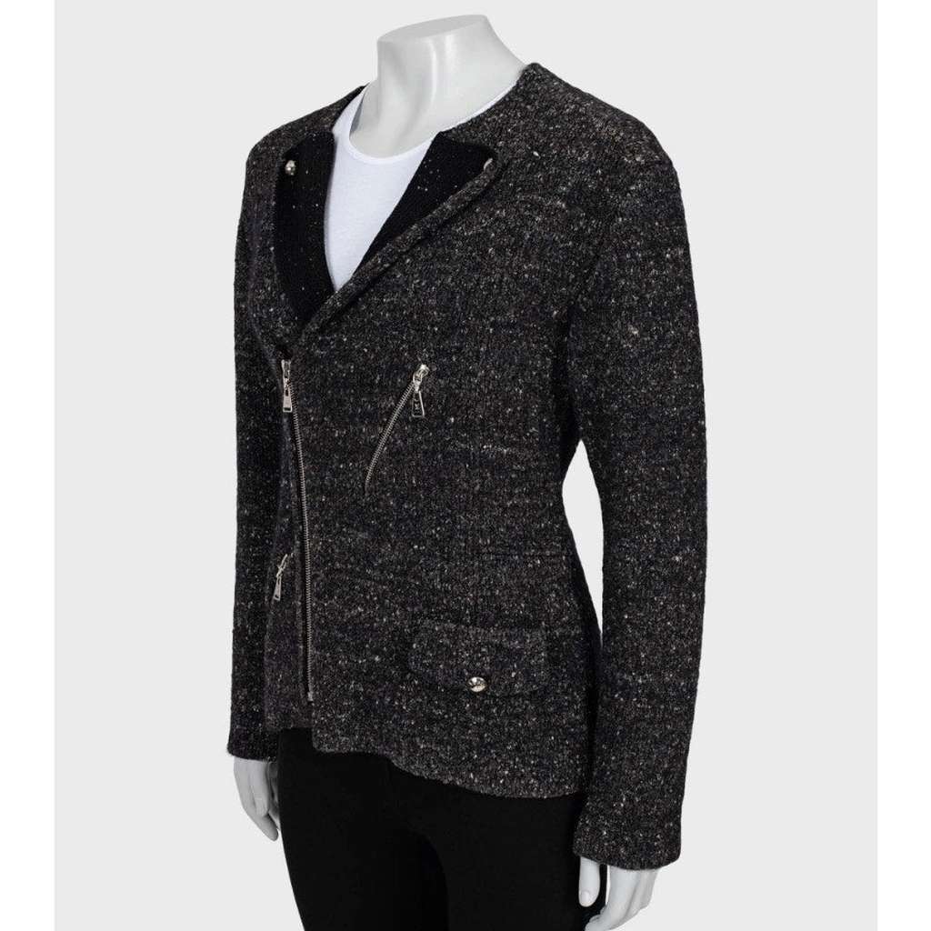 Louis Vuitton Zip Up Cardigan Jacket, Brown Cotton Very good condition - Back View