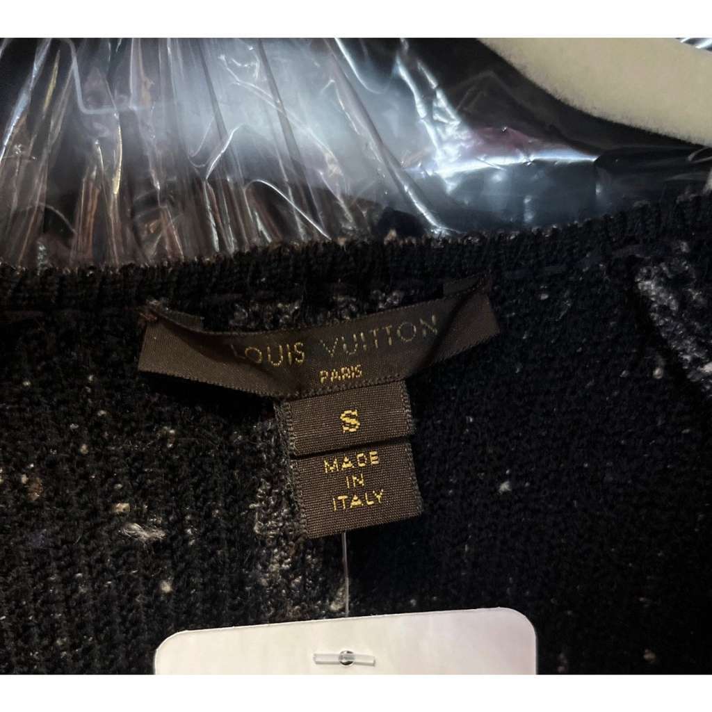 Louis Vuitton Zip Up Cardigan Jacket, Brown Cotton Very good condition - Box View