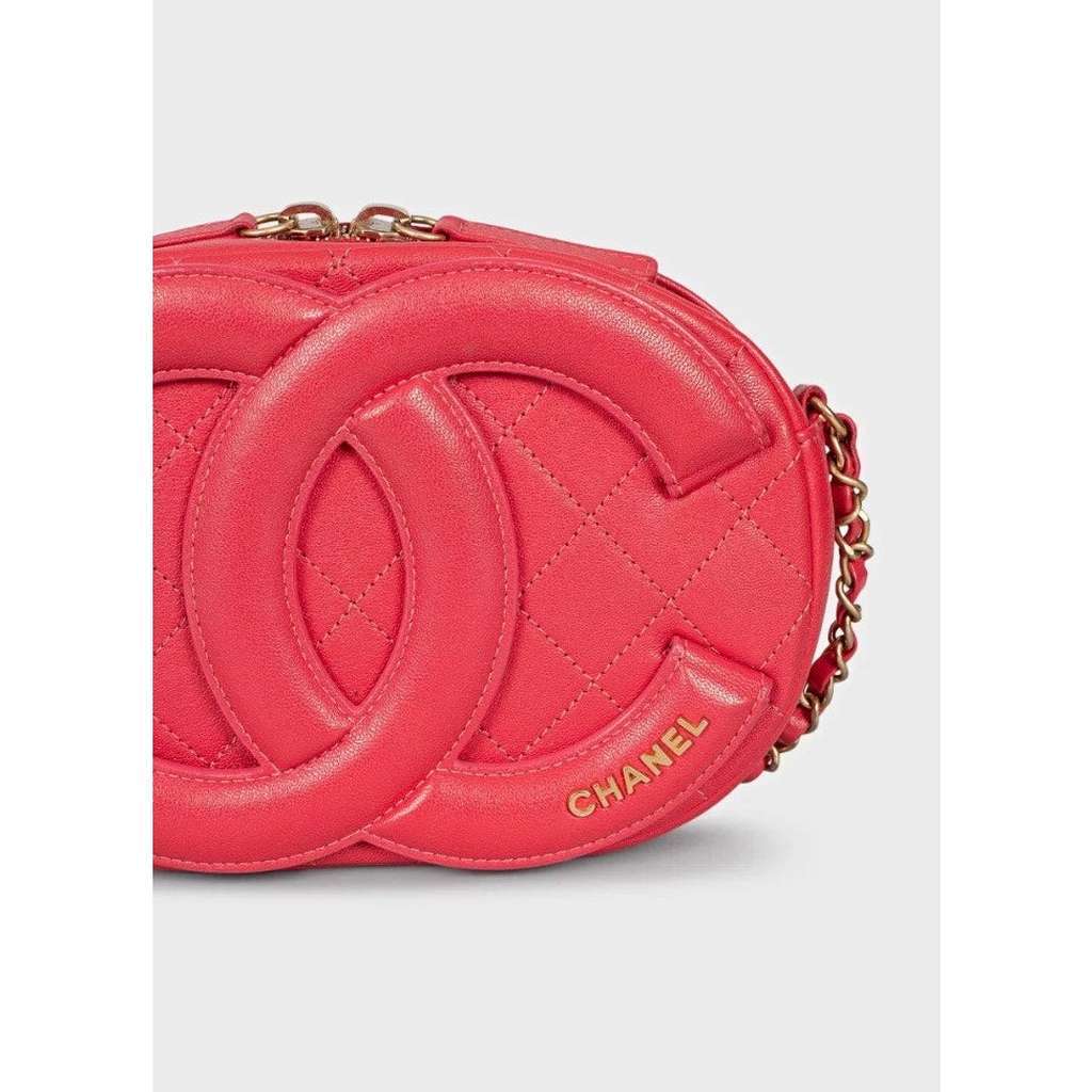 Chanel Coco Midnight Shoulder Bag Red Leather Very good condition - Box View