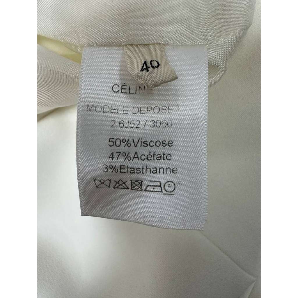 Celine Refined Mini Dress Black Cotton Very good condition - Inside View