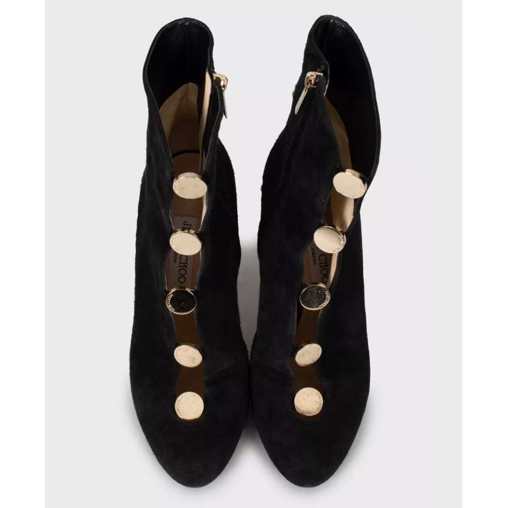 Jimmy Choo Loretta Ankle Boots Black Suede Very good condition - Back View