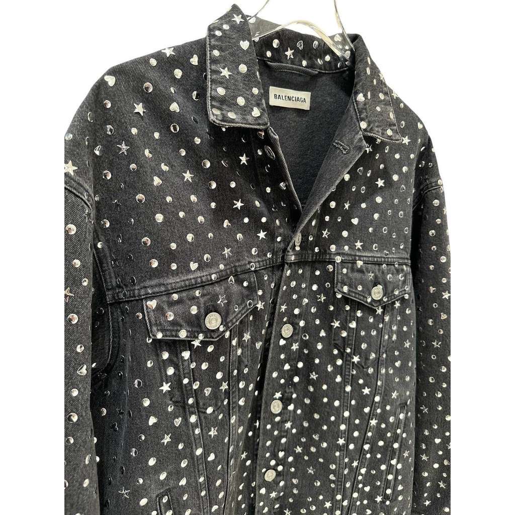 Balenciaga Jacket Grey Denim Very good condition - Model View