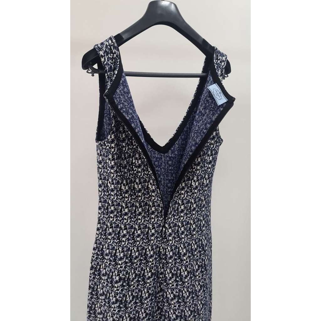 Prada Knit Midi Dress Black Cotton Very good condition - Box View