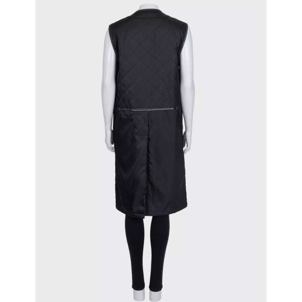 Prada Maxi Vest Black Leather Very good condition - Inside View