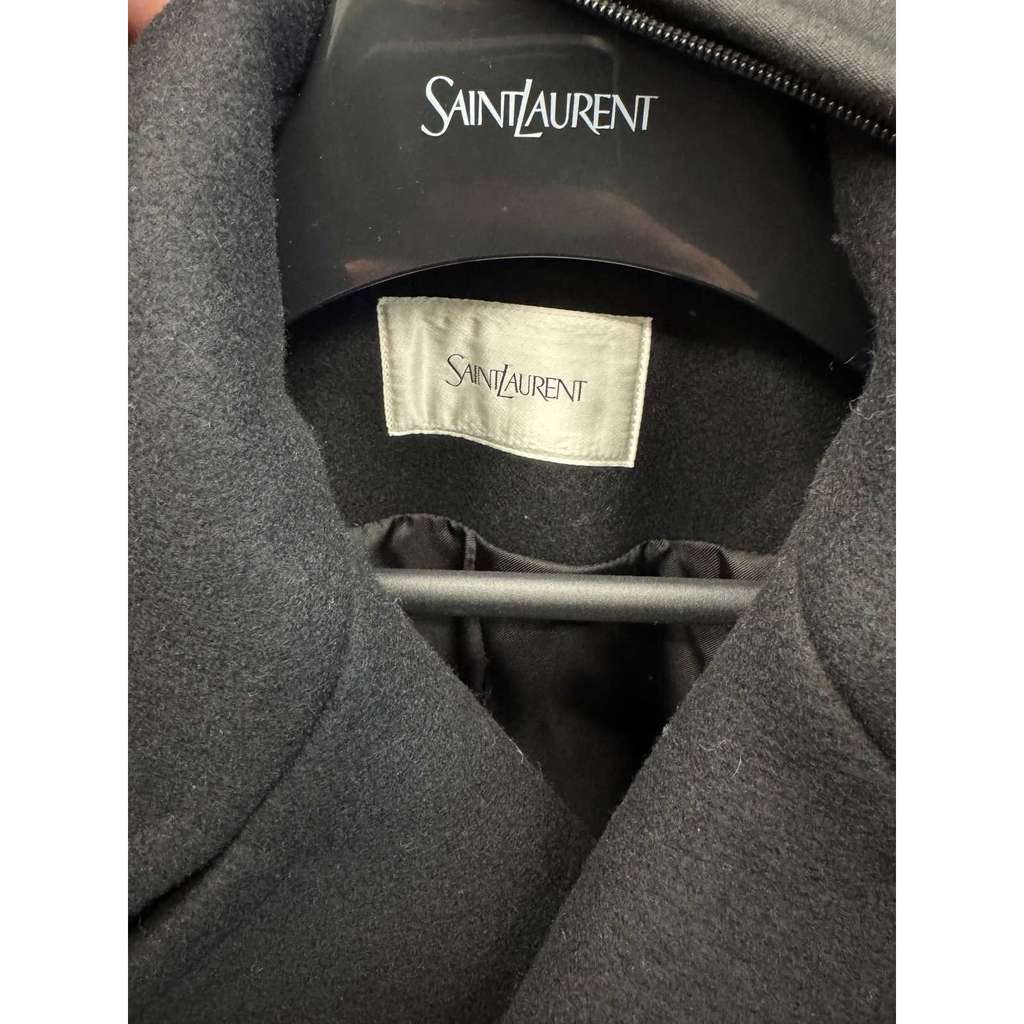 Saint Laurent Coat Lining Black Silk Very good condition - Box View
