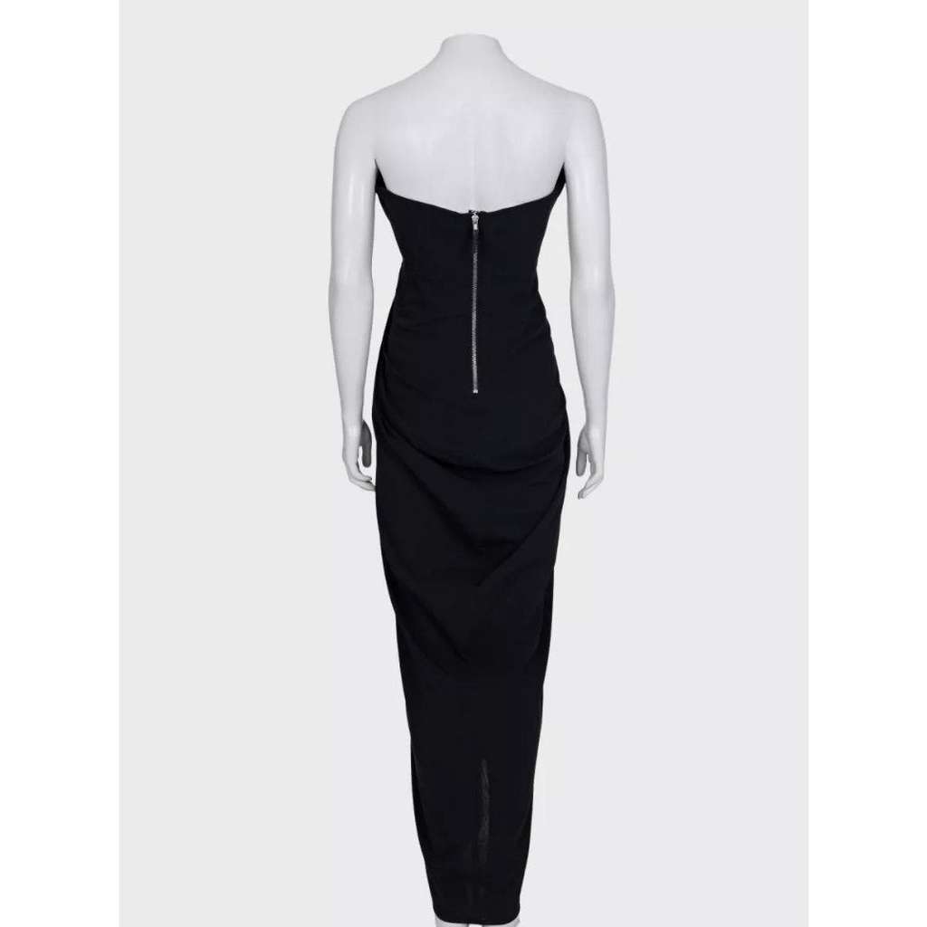Rick Owens Open Shoulder Dress Black Cotton Very good condition - Inside View