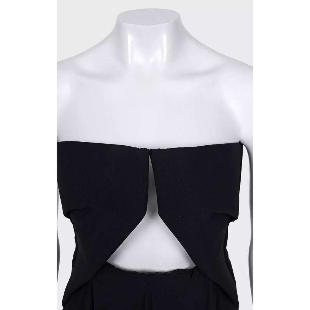 Rick Owens Open Shoulder Dress Black Cotton Very good condition - Model View