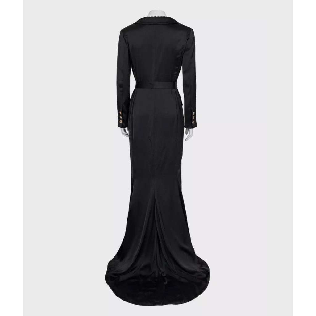 Lanvin Viscose Maxi Dress Black Cotton Very good condition - Inside View