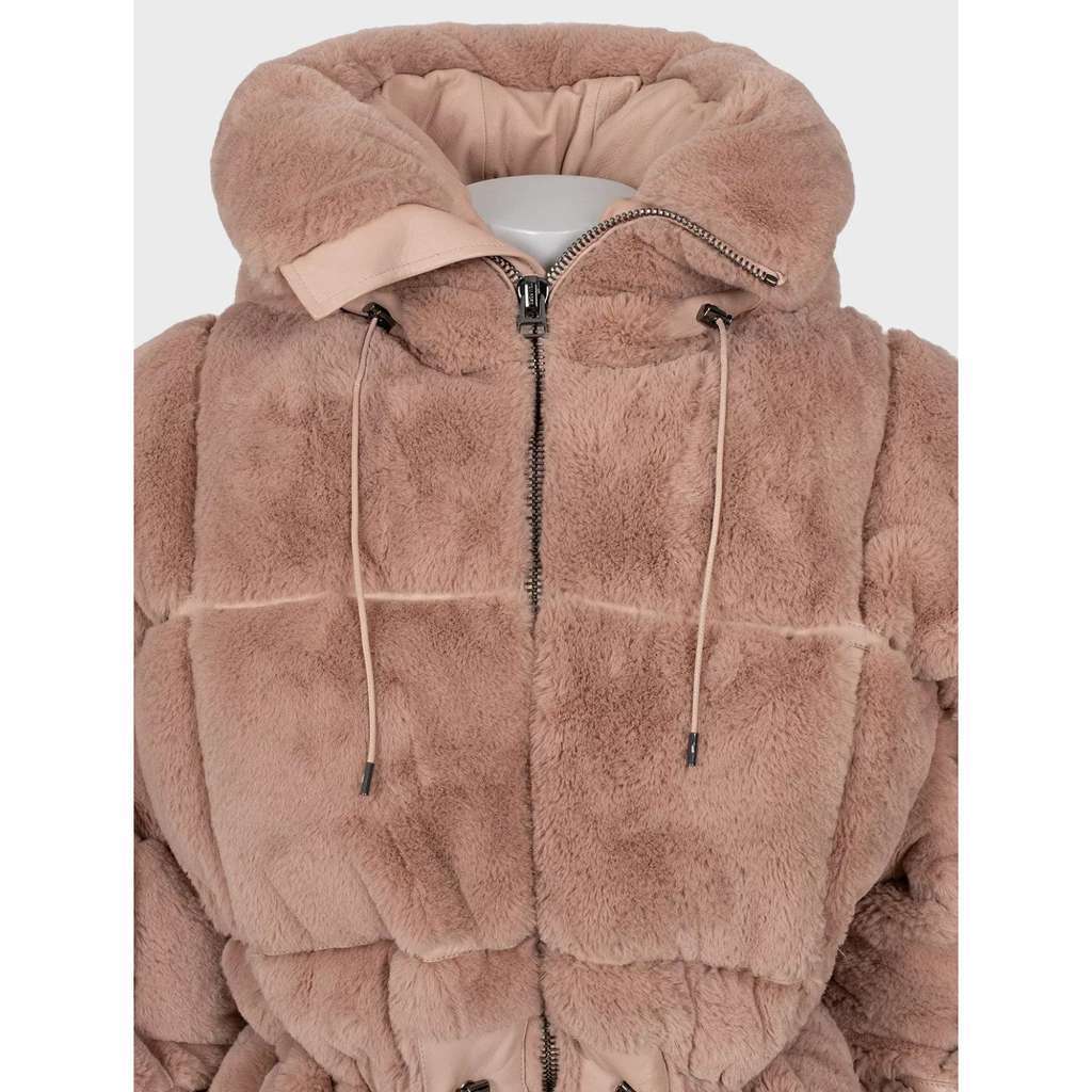 Tom Ford Faux Oversized Puffer Coat Pink Cotton Very good condition - Model View