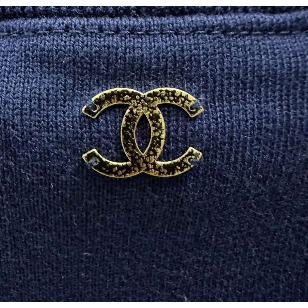 Chanel Grecian Goddess CC Print T Blue Cotton Very good condition - Model View