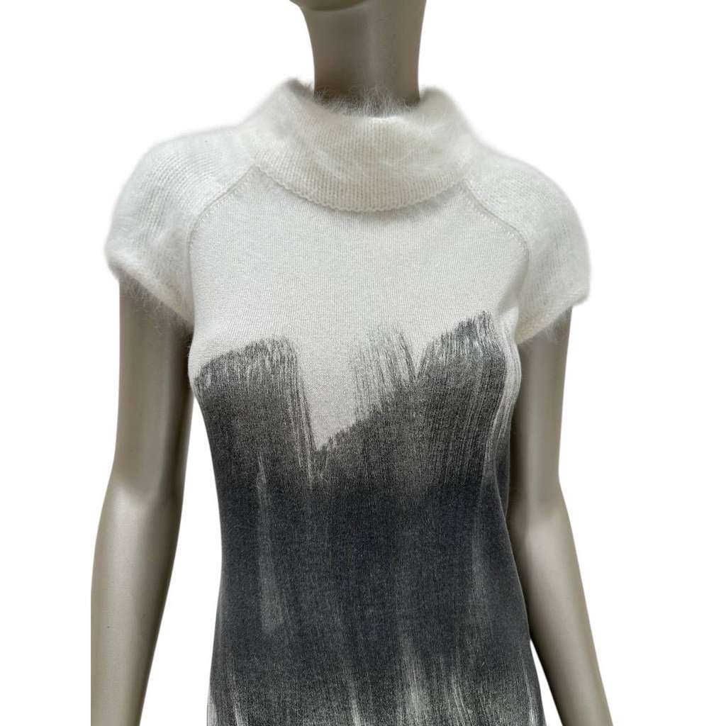 Chanel Angora 2010 Collection Dress Black Wool Very good condition - Inside View